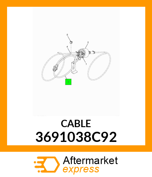 CABLE 3691038C92