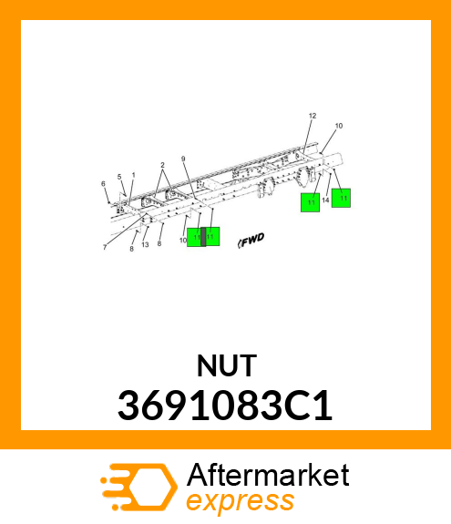 NUT 3691083C1