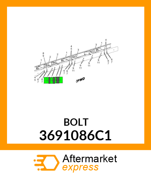 BOLT 3691086C1