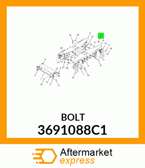 BOLT 3691088C1