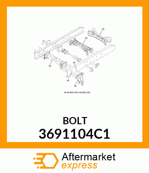 BOLT 3691104C1