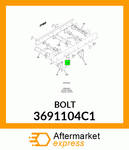 BOLT 3691104C1