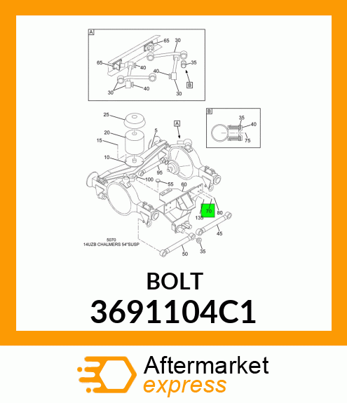 BOLT 3691104C1