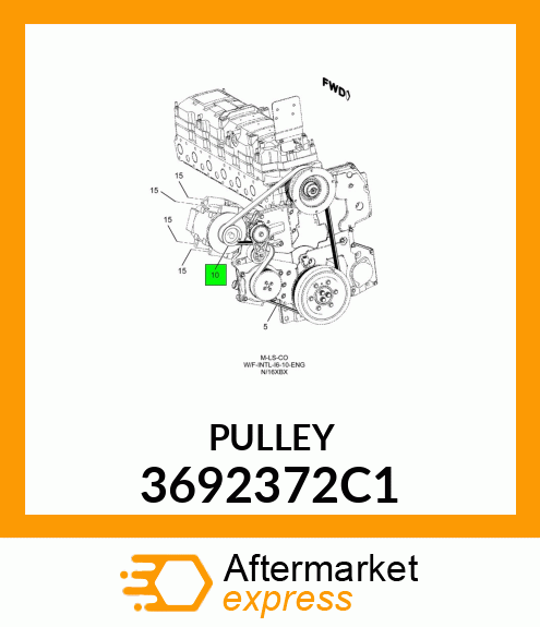 PULLEY 3692372C1