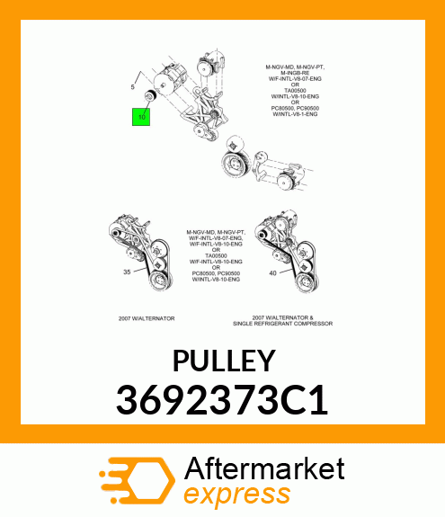 PULLEY 3692373C1