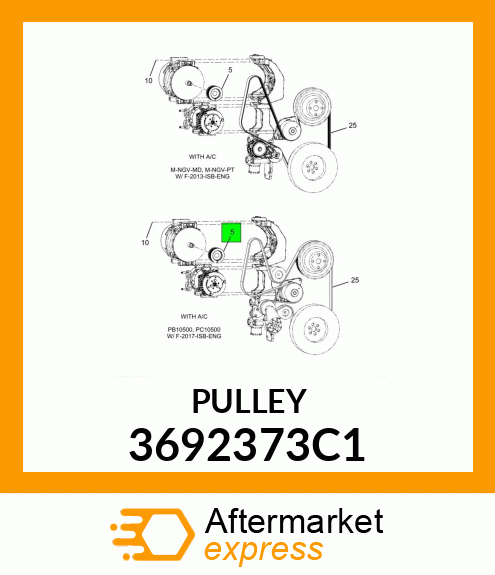 PULLEY 3692373C1