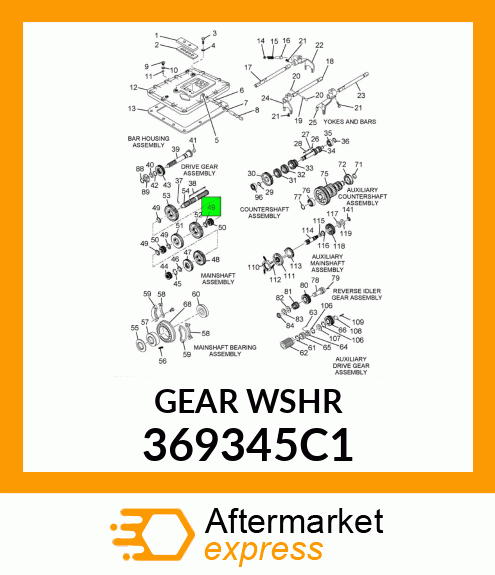 GEARWSHR 369345C1