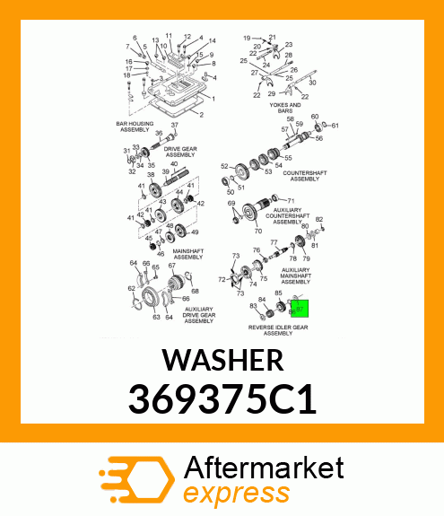 WASHER 369375C1