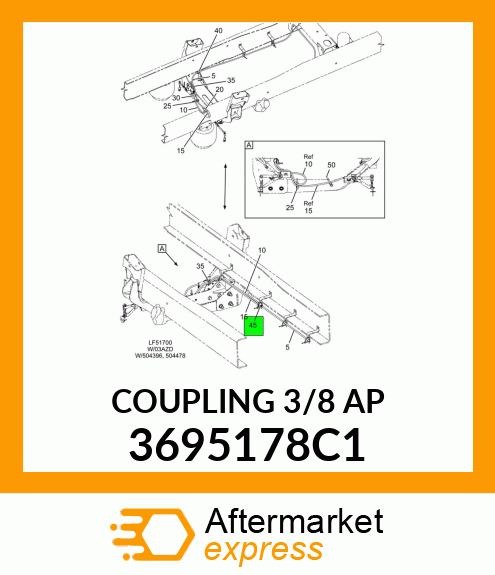 COUPLING_3/8_AP 3695178C1