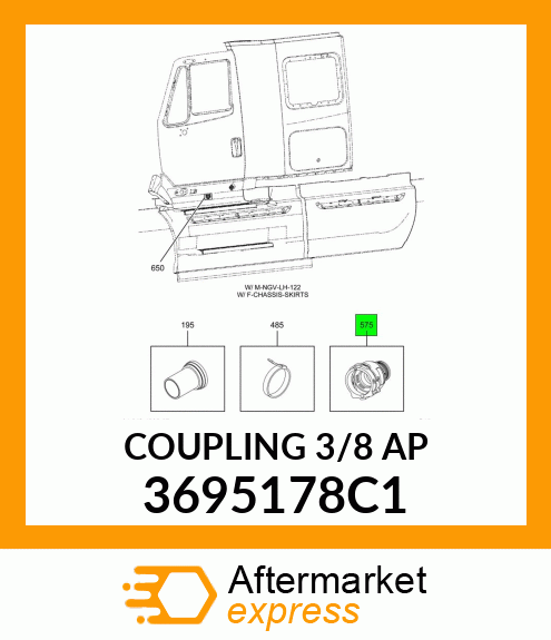 COUPLING_3/8_AP 3695178C1