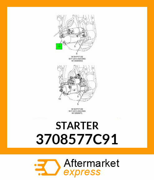 STARTER 3708577C91