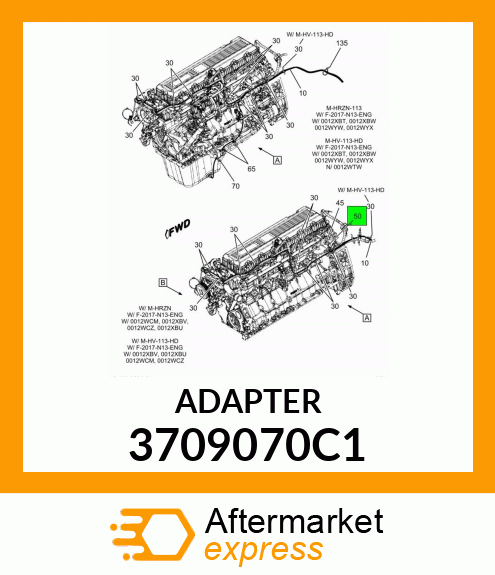 ADAPTER 3709070C1