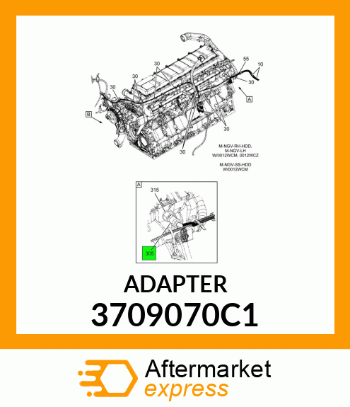 ADAPTER 3709070C1