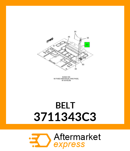 BELT 3711343C3
