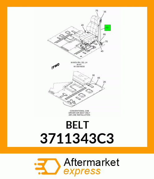 BELT 3711343C3