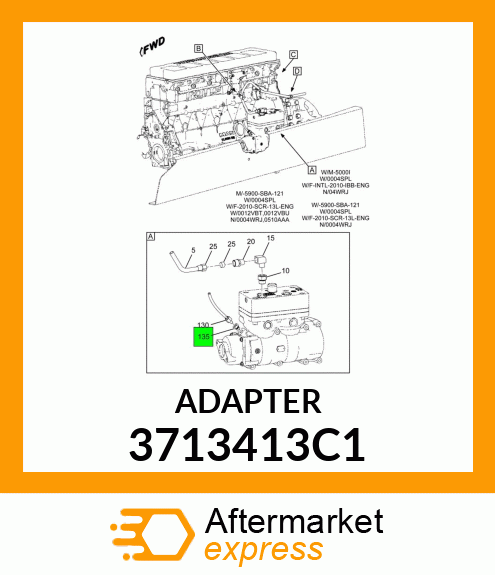 ADAPTER 3713413C1