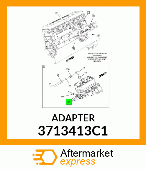 ADAPTER 3713413C1