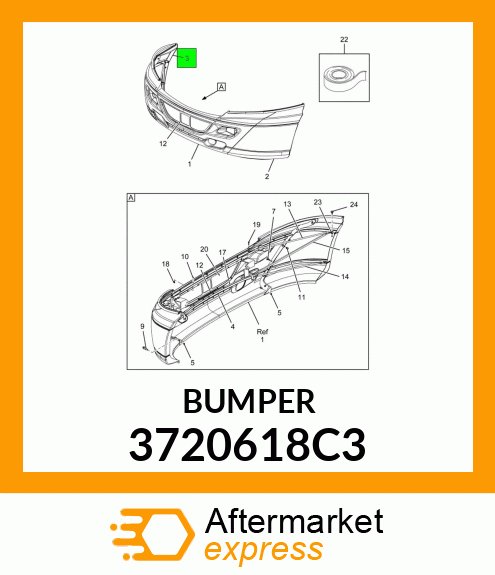 BUMPER 3720618C3