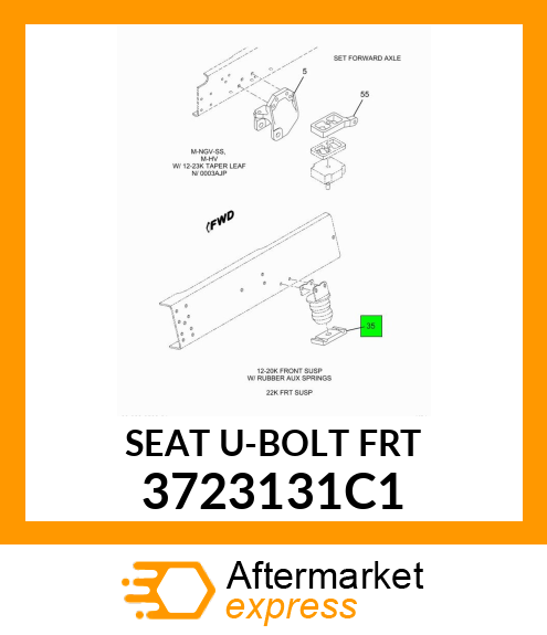SEAT_U-BOLT_FRT 3723131C1