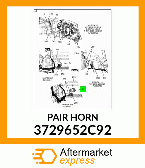 PAIR_HORN 3729652C92