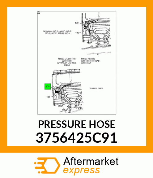 PRESSUREHOSE 3756425C91