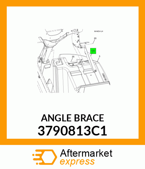 BRACE 3790813C1