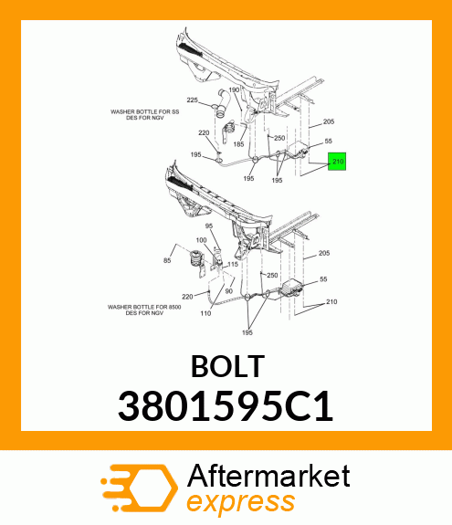 BOLT 3801595C1