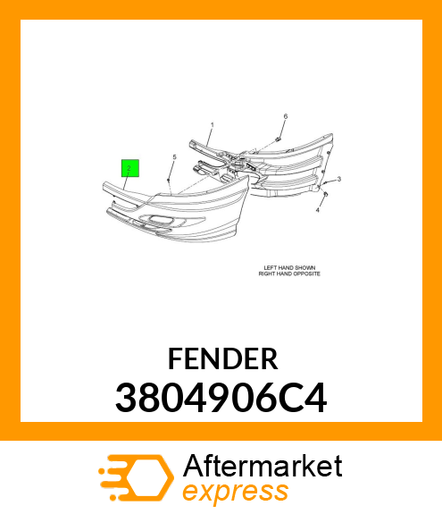 FENDER 3804906C4