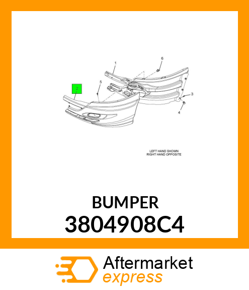 BUMPER 3804908C4