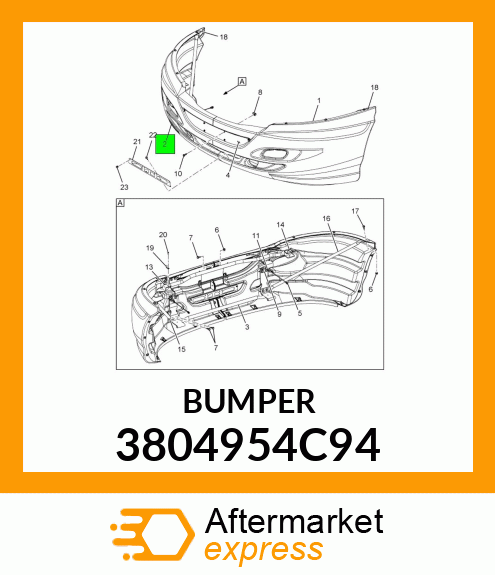 BUMPER 3804954C94