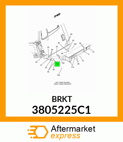 BRKT 3805225C1