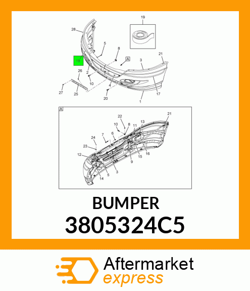 BUMPER 3805324C5