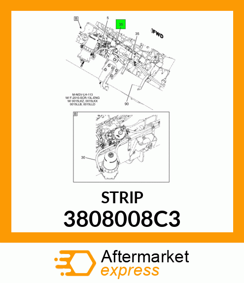 STRIP 3808008C3