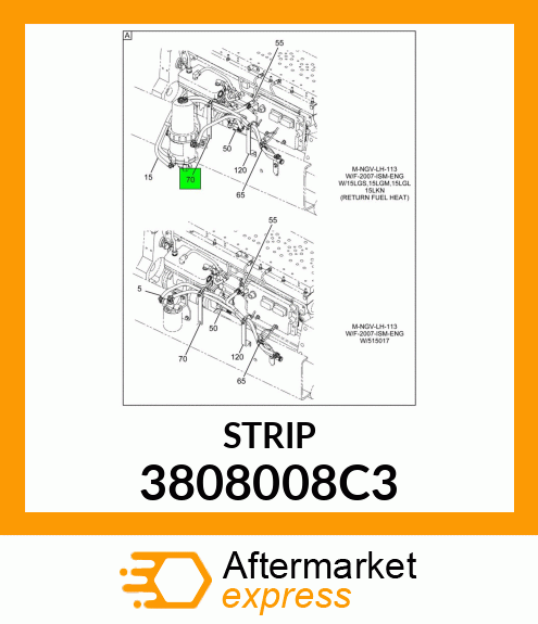 STRIP 3808008C3