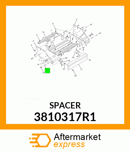SPACER 3810317R1