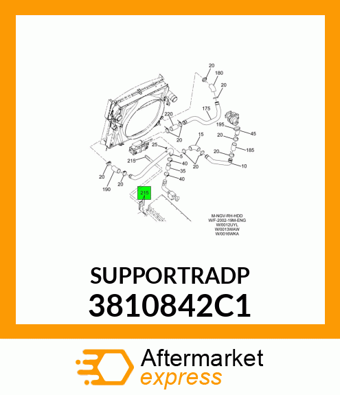 SUPPORTRADP 3810842C1