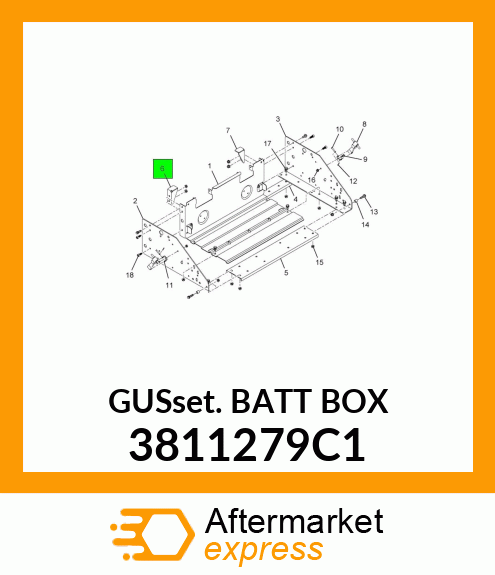 GUSSET_BATT_BOX 3811279C1