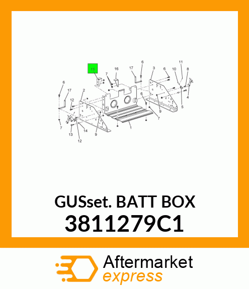 GUSSET_BATT_BOX 3811279C1