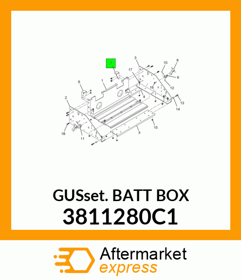 GUSSET_BATT_BOX 3811280C1