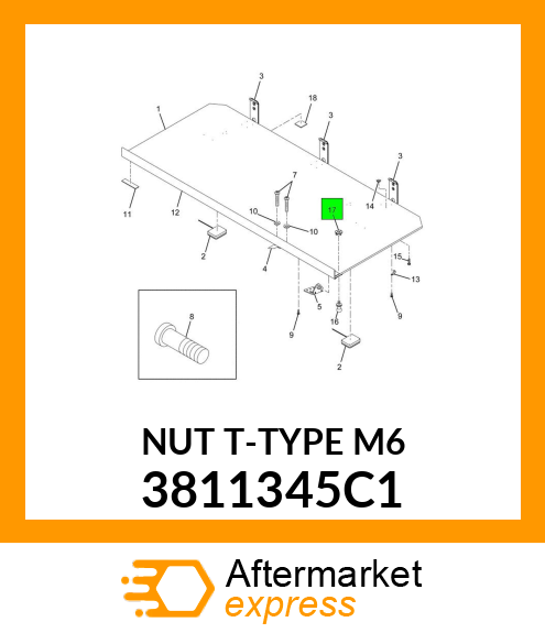 NUTT-TYPE_M6 3811345C1