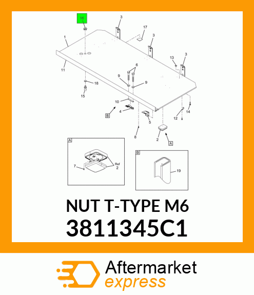 NUTT-TYPE_M6 3811345C1