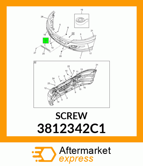 SCREW 3812342C1