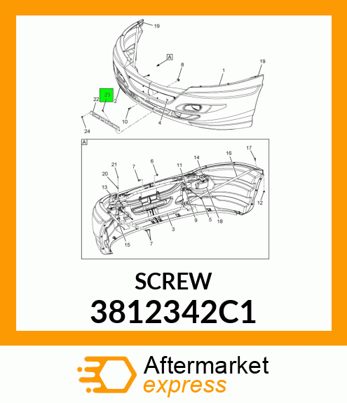 SCREW 3812342C1