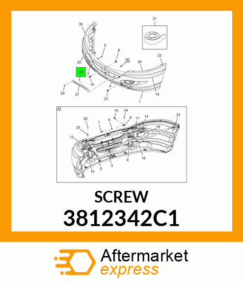 SCREW 3812342C1