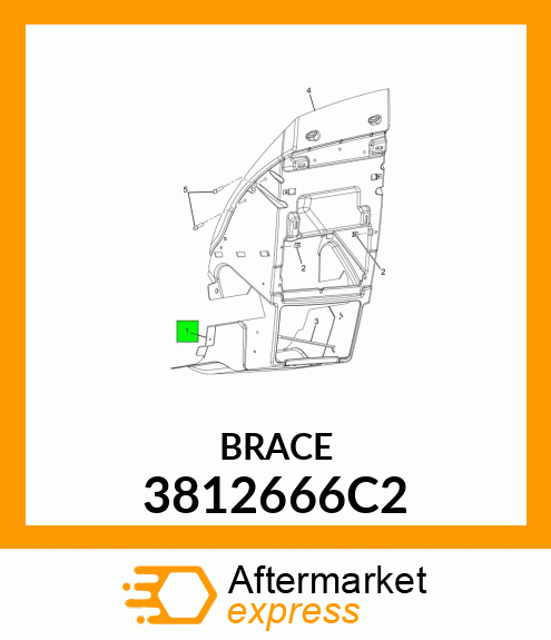 BRACE 3812666C2