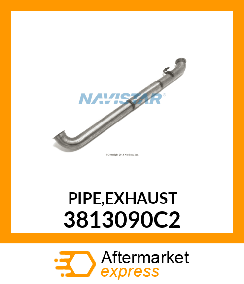 PIPE,EXHAUST 3813090C2