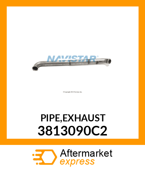 PIPE,EXHAUST 3813090C2