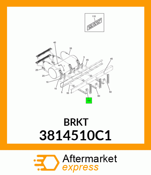 BRKT 3814510C1