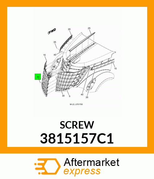 SCREW 3815157C1