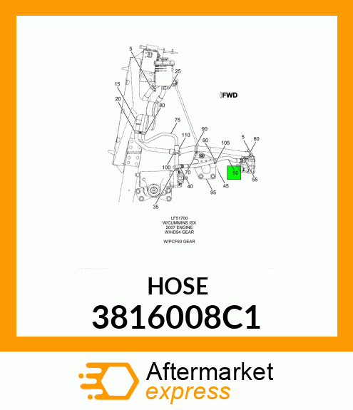 HOSE 3816008C1